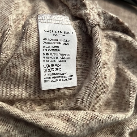 American Eagle oversized leopard print shirt - Picture 5 of 5